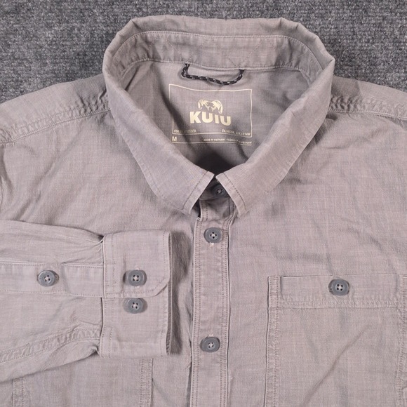 KUIU Other - KUIU Performance Shirt Mens M Gray Long Sleeve Dual Chest Pockets Workwear